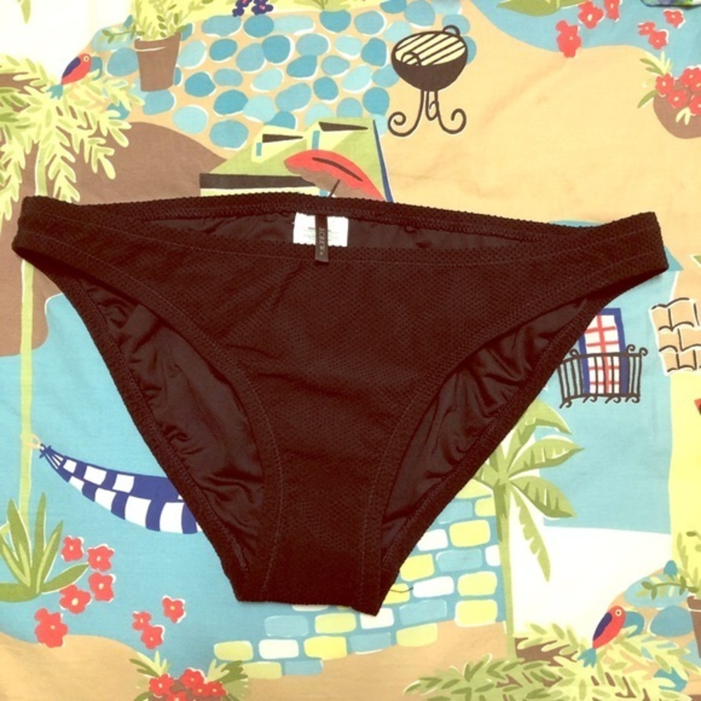 J.CREW bikini bottom swim‎ black size small